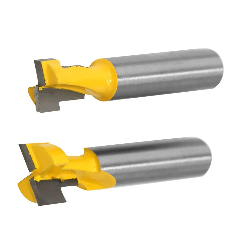 2PCS Set 8mm Shank T-Slot Keyhole Router Bits Woodworking Cutter Wood Milling Cutter Router Bits with High Toughness
2PCS Set 8mm Shank T-Slot Keyhole Router Bits Woodworking Cutter Wood Milling Cutter Router Bits with High Toughness