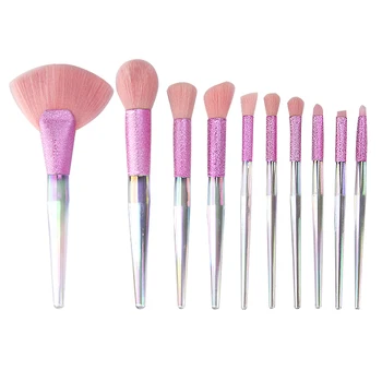 10Pcs Rainbow Crystal Makeup Brushes Set Eyeliner Concealer Blusher Eye Brush Kit Powder Foundation Eyeshadow Brush Beauty Tools
10Pcs Rainbow Crystal Makeup Brushes Set Eyeliner Concealer Blusher Eye Brush Kit Powder Foundation Eyeshadow Brush Beauty Tools