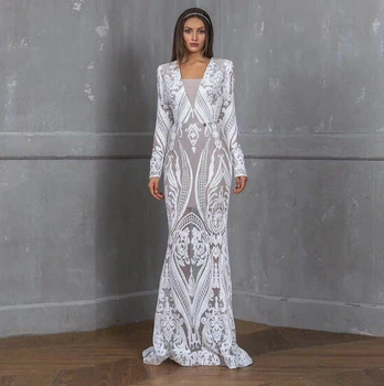 Vintage Lace Mermaid Wedding Dress Turkey Vestido de Novia Embroidery Sheer Bridal Gowns Robe mariee 2020 gelinlik casamento
Vintage Lace Mermaid Wedding Dress Turkey Vestido de Novia Embroidery Sheer Bridal Gowns Robe mariee 2020 gelinlik casamento