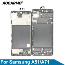 Aocarmo – cadre d'écran LCD, plaque frontale pour Samsung Galaxy A51 A71 SM-5160 SM-7160=