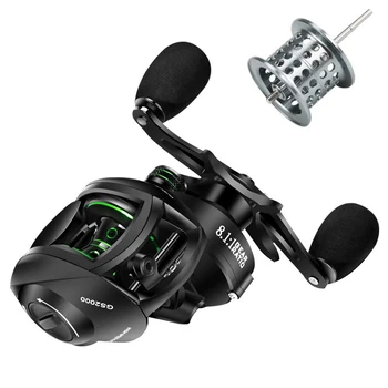 Baitcasting Fishing Reel double spool shallow Drag 8 kg high speed 8.1:1 Lure Reel magnetic Microlead Bait Casting reel YUYU
Baitcasting Fishing Reel double spool shallow Drag 8 kg high speed 8.1:1 Lure Reel magnetic Microlead Bait Casting reel YUYU