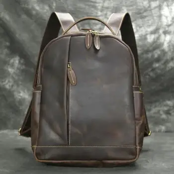 Johnature Crazy Horse Leather Men Backpack 2020 New Vintage Large Capacity First Layer Cowhide Laptop Bag Outdoor Travel Bags
Johnature Crazy Horse Leather Men Backpack 2020 New Vintage Large Capacity First Layer Cowhide Laptop Bag Outdoor Travel Bags