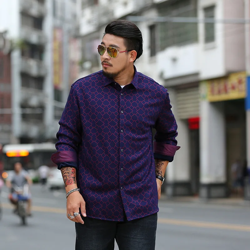 Plus Velvet Thicken Long Sleeve Shirt Men Keep Warm Shirt Plus Fat plus Size Loose Fat Backing Shirt Tide Fat
Plus Velvet Thicken Long Sleeve Shirt Men Keep Warm Shirt Plus Fat plus Size Loose Fat Backing Shirt Tide Fat