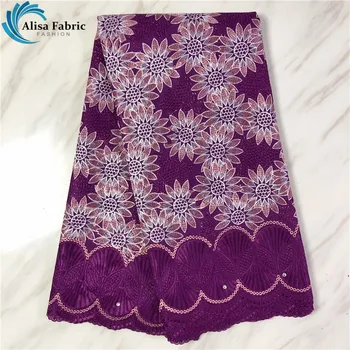 Alisa purple latest african lace 2020 high quality swiss voile embroidery 100% cotton fabric witn stones and rhinestones 5 yards
Alisa purple latest african lace 2020 high quality swiss voile embroidery 100% cotton fabric witn stones and rhinestones 5 yards