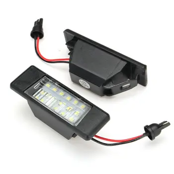 Pair LED Licence Plate Light White Work Lamp Waterproof Car Accessories Fit For Juke Qashqai X-Trail 
Pair LED Licence Plate Light White Work Lamp Waterproof Car Accessories Fit For Juke Qashqai X-Trail