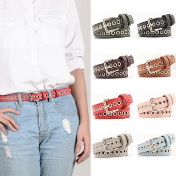 Ladies Women Classic Pin Buckle Hollow Belt Jeans Dress Waistband New Arrival NUBLT0308 
Ladies Women Classic Pin Buckle Hollow Belt Jeans Dress Waistband New Arrival NUBLT0308