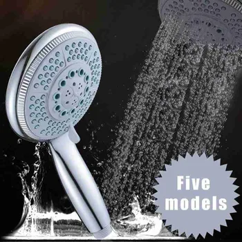 5 Mode Multi Function Large Shower Heads With Switch Anti-limescale Chrome Water Saving Shower Head For G1/2" Hose Bath Supplies
5 Mode Multi Function Large Shower Heads With Switch Anti-limescale Chrome Water Saving Shower Head For G1/2" Hose Bath Supplies