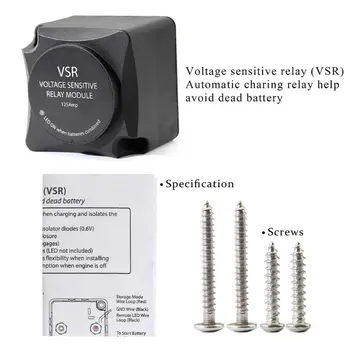 Button Switch Voltage Sensitive Relay Automatic Charging Relay Dual Battery Isolator Button Start Stop Device
Button Switch Voltage Sensitive Relay Automatic Charging Relay Dual Battery Isolator Button Start Stop Device