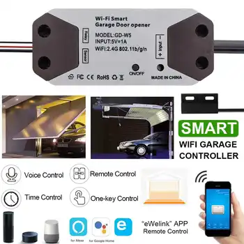 WiFi Smart Garage Door Opener Switch APP Remote Control Garage Open Close Monitor for Google Home for Echo for Alexa
WiFi Smart Garage Door Opener Switch APP Remote Control Garage Open Close Monitor for Google Home for Echo for Alexa