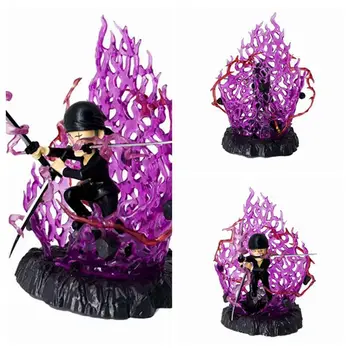 NEW Anime One Piece Roronoa Zoro Three thousand world PVC Figure Toys Black dress can shine Figure Model Toy Children Christmas
NEW Anime One Piece Roronoa Zoro Three thousand world PVC Figure Toys Black dress can shine Figure Model Toy Children Christmas