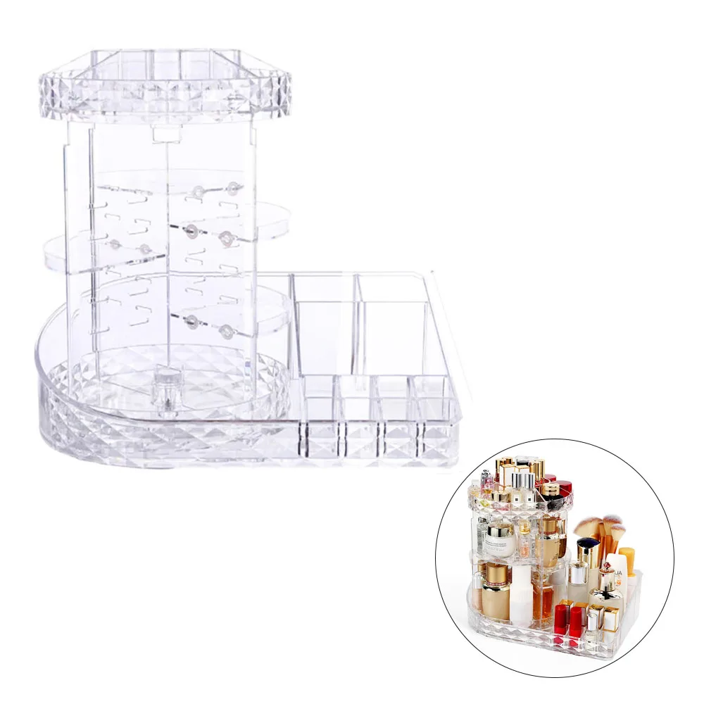 Transparent Rotating Storage Box Desktop Dressing Table Lipstick Skin Care Product Multifunctional Shelf Organizations
Transparent Rotating Storage Box Desktop Dressing Table Lipstick Skin Care Product Multifunctional Shelf Organizations