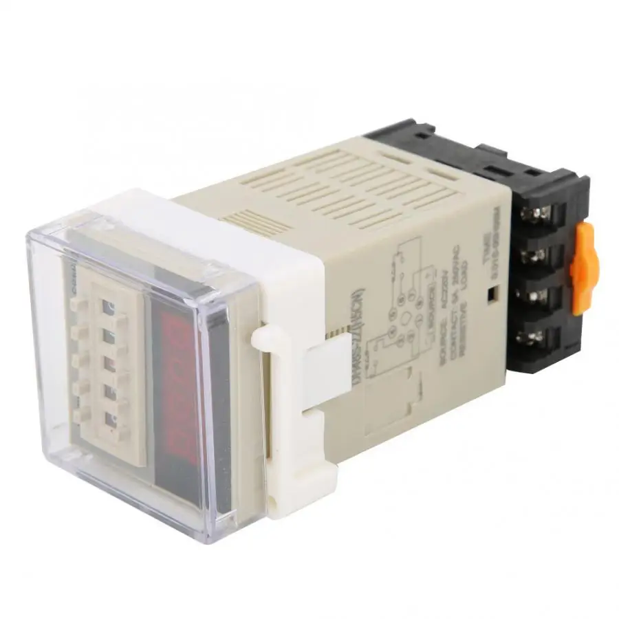 DH48S-2Z Digital Timer Relay Module 2 Set Loop Cyclic Delay Relay 0.01S~99h99m DC 12V/24 AC 220V/380V
DH48S-2Z Digital Timer Relay Module 2 Set Loop Cyclic Delay Relay 0.01S~99h99m DC 12V/24 AC 220V/380V