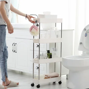 2/3/4 Layer Gap Storage Rack Bathroom Slim Slide Tower Assemble Plastic Shelf Space Saving Organizer Kitchen Movable Home Tool
2/3/4 Layer Gap Storage Rack Bathroom Slim Slide Tower Assemble Plastic Shelf Space Saving Organizer Kitchen Movable Home Tool