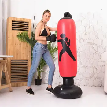 Training Fitness Boxing Punching Bag Free Standing Sport Kick Sandbag Muay Thai Boxer Gym Heavy Musculation Punching Sandbag 
Training Fitness Boxing Punching Bag Free Standing Sport Kick Sandbag Muay Thai Boxer Gym Heavy Musculation Punching Sandbag
