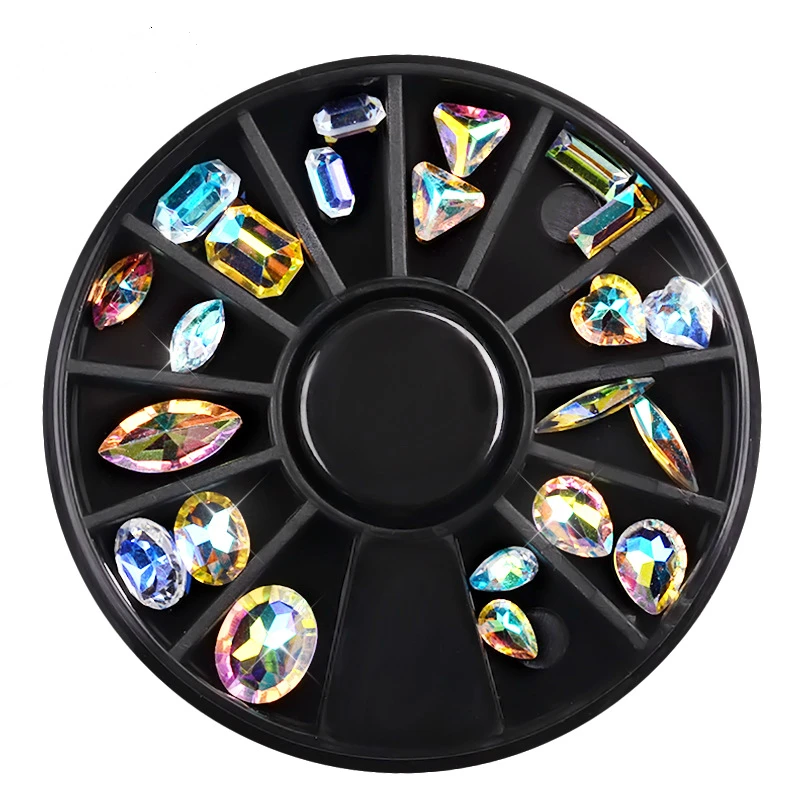 1 Box Nail Art Decorations Multicolored Shaped AB Diamond Jewelry Clear Colorful Glass Horse Eye Drop DIY Nail Tips Accessories
1 Box Nail Art Decorations Multicolored Shaped AB Diamond Jewelry Clear Colorful Glass Horse Eye Drop DIY Nail Tips Accessories