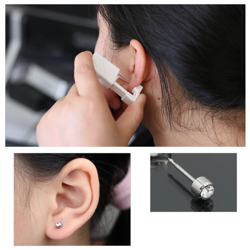 1PC Disposable Sterile Ear Piercing Unit Cartilage Tragus Helix Piercing Gun NO PAIN Piercer Tool Machine Kit Stud Choose Design
1PC Disposable Sterile Ear Piercing Unit Cartilage Tragus Helix Piercing Gun NO PAIN Piercer Tool Machine Kit Stud Choose Design