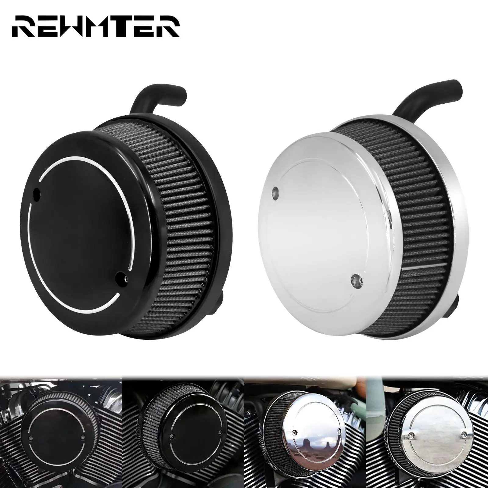 Motorcycle Air Filters Black/Chrome Air Cleaner Intake High Flow Filter For Indian Chief Chieftain Dark Horse Vintage 2014-2021
Motorcycle Air Filters Black/Chrome Air Cleaner Intake High Flow Filter For Indian Chief Chieftain Dark Horse Vintage 2014-2021
