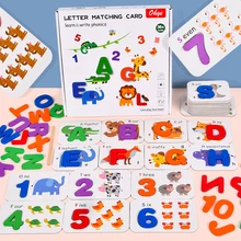 Letter and Number Matching Card Jigsaw Puzzles Alphanumeric Learn & Writing Children Early Learning Aids Wooden Educational Toys
Letter and Number Matching Card Jigsaw Puzzles Alphanumeric Learn & Writing Children Early Learning Aids Wooden Educational Toys