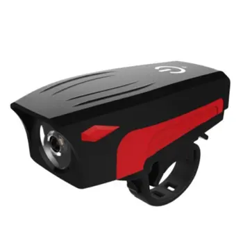 Bicycle Bike Bell USB Rechargable Cycling Horn Light 3 Modes Multifunction Ultra Bright Electric Sounds 130db Horn Bell