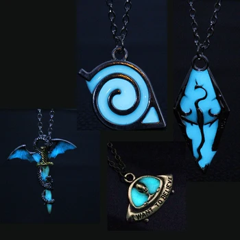 Luminous Necklace Dragon NARUTO Jewelry Link Chain Charm Pendants Necklaces Men Women Choker 50cm + 17 Models
Luminous Necklace Dragon NARUTO Jewelry Link Chain Charm Pendants Necklaces Men Women Choker 50cm + 17 Models