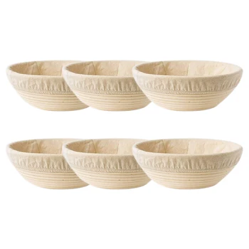 3 Bread Fermentation Baskets, 3 Cloth Sets, for Acidic Fermentation Bowls Prepared for Professional Or Home Bakers
3 Bread Fermentation Baskets, 3 Cloth Sets, for Acidic Fermentation Bowls Prepared for Professional Or Home Bakers