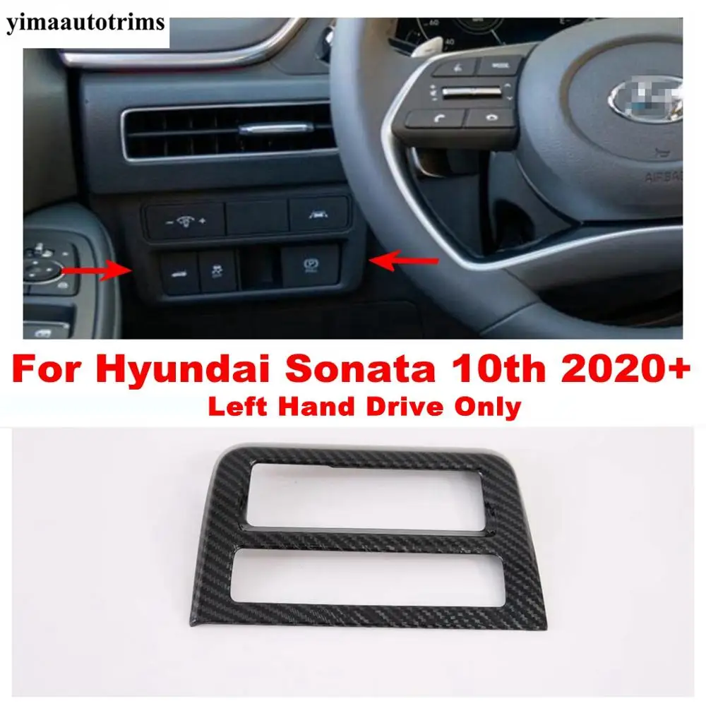 Front Fog Head Light Lamp Adjust Switch Button Control Cover Trim Molding Frame For Hyundai Sonata 10th 2020 Carbon Fiber ABS
Front Fog Head Light Lamp Adjust Switch Button Control Cover Trim Molding Frame For Hyundai Sonata 10th 2020 Carbon Fiber ABS