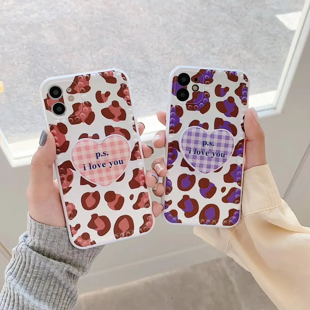 Leopard Print Shockproof Tempered shell for apple iPhone X XR XS MAX 11 pro max 7 8PLUS Holder case cover protective Soft case
Leopard Print Shockproof Tempered shell for apple iPhone X XR XS MAX 11 pro max 7 8PLUS Holder case cover protective Soft case