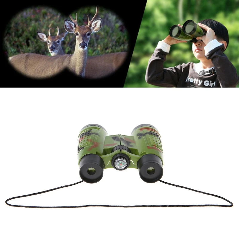6x30mm Binoculars Telescope Folding Outdoor Travel Hiking Hunting Kids Toy Gifts