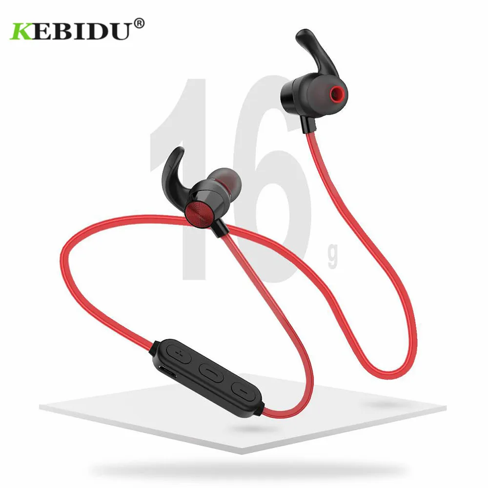 KEBIDU S18 Sports Bluetooth Earphones Waterproof Wireless Earhubs Stereo Bluetooth 4.2 Headset with Mic Handfree for Phone
KEBIDU S18 Sports Bluetooth Earphones Waterproof Wireless Earhubs Stereo Bluetooth 4.2 Headset with Mic Handfree for Phone