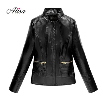 Womens Leather Jackets Chaqueta Mujer 2019 New Autumn Winter Slim Vintage Plus Size 5xl Faux Leahter Coats Ladies Pvs Overalls
Womens Leather Jackets Chaqueta Mujer 2019 New Autumn Winter Slim Vintage Plus Size 5xl Faux Leahter Coats Ladies Pvs Overalls