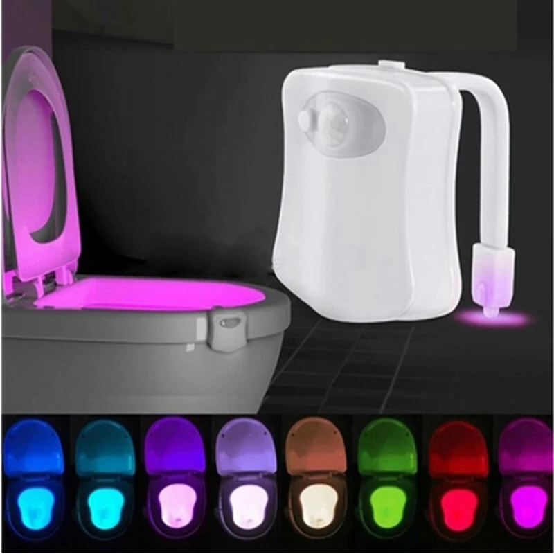 Smart PIR Motion Sensor Toilet Seat Night Light 8 Colors Waterproof Backlight For WC LED Luminaria Lamp Toilet Bowl Toilet Light
Smart PIR Motion Sensor Toilet Seat Night Light 8 Colors Waterproof Backlight For WC LED Luminaria Lamp Toilet Bowl Toilet Light