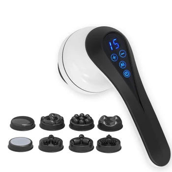 Handheld Electric Body Massager Multifunction Massage for Neck Shoulder Back Leg Pain Relief Tool 8 Interchangeable Massage Head
Handheld Electric Body Massager Multifunction Massage for Neck Shoulder Back Leg Pain Relief Tool 8 Interchangeable Massage Head