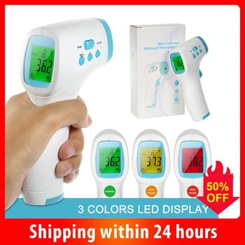 IR Infrared forehead Thermometers Non-contact Digital Thermometer termometro Infravermelh Measurement tools LCD Backlight
IR Infrared forehead Thermometers Non-contact Digital Thermometer termometro Infravermelh Measurement tools LCD Backlight