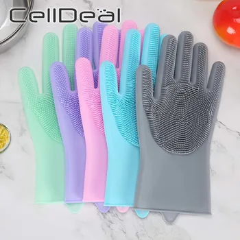 Multifunctional Magic Silicone Dish Washing Gloves Kitchen Accessories Food Grade Vegetable Fruit Cleaning Brush Hand Protection
Multifunctional Magic Silicone Dish Washing Gloves Kitchen Accessories Food Grade Vegetable Fruit Cleaning Brush Hand Protection