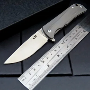 CH3001 Great AUS-8 Folding Knife TC4 titanium alloy handle camping knife bushcraft hunting survival bushcraft EDC hand tools
CH3001 Great AUS-8 Folding Knife TC4 titanium alloy handle camping knife bushcraft hunting survival bushcraft EDC hand tools
