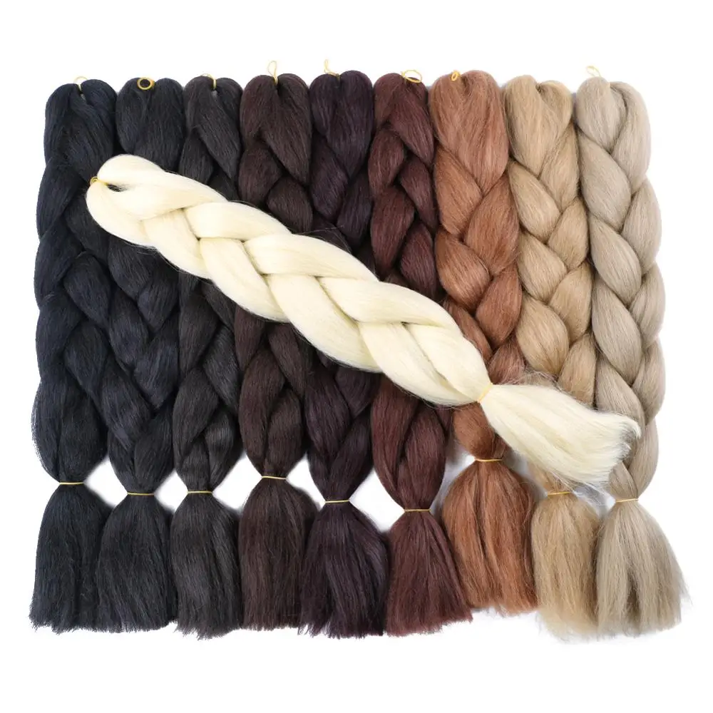 DAIRESS 24 Inch Braiding Hair Extensions Jumbo Crochet Braids Synthetic Hair Style 100g/Pcs Pure Blonde Pink Green Jumbo Braids
DAIRESS 24 Inch Braiding Hair Extensions Jumbo Crochet Braids Synthetic Hair Style 100g/Pcs Pure Blonde Pink Green Jumbo Braids