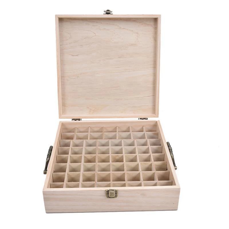 62 Slot Wooden Essential Oil Storage Box Solid Wood Case Holder Large Capacity Aromatherapy Essential Oil Bottle Organizer
62 Slot Wooden Essential Oil Storage Box Solid Wood Case Holder Large Capacity Aromatherapy Essential Oil Bottle Organizer