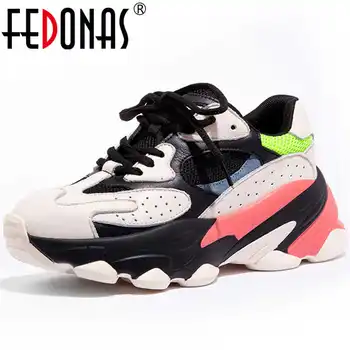 FEDONAS New Arrival Women Flats Platforms Sneakers Mix-color Autumn Winter Casual Shoes Woman Sport Dancing Shoes Flats 
FEDONAS New Arrival Women Flats Platforms Sneakers Mix-color Autumn Winter Casual Shoes Woman Sport Dancing Shoes Flats
