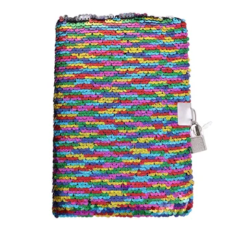 PET Sequin Notebook Notepad Memo Notebook with Lock Note Pads Schedule Checklist for Diary Journal Travel (Colorful)
PET Sequin Notebook Notepad Memo Notebook with Lock Note Pads Schedule Checklist for Diary Journal Travel (Colorful)