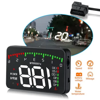 A900 HUD Head-Up Display Car-styling Hud Display Overspeed Warning Windshield Projector Alarm System For Car Accessories
A900 HUD Head-Up Display Car-styling Hud Display Overspeed Warning Windshield Projector Alarm System For Car Accessories