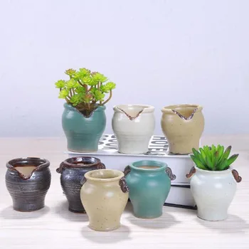 Ceramic Pot Plain Color Retro Breathable Flowepot Bonsai Planter Pot New Style Succulent Plants Home Garden Decor
Ceramic Pot Plain Color Retro Breathable Flowepot Bonsai Planter Pot New Style Succulent Plants Home Garden Decor