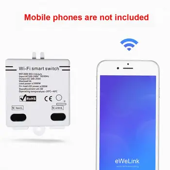 Wireless Timer Single Way Module Home Electric Automation Remote Control Wifi Switch ABS Multiple Modes 2.4GHz Easy Apply Smart
Wireless Timer Single Way Module Home Electric Automation Remote Control Wifi Switch ABS Multiple Modes 2.4GHz Easy Apply Smart