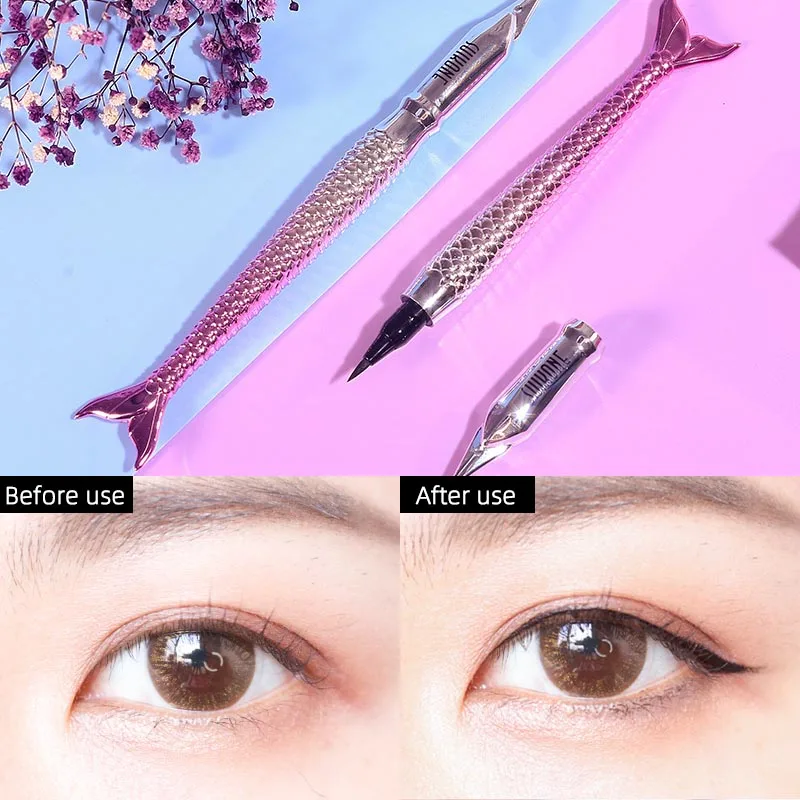 Novel Fish Shape Eyeliner Waterproof Sweat-proof Non-staining Non-decolorizing Long-lasting Soft Head Black Eyeliner Pen
Novel Fish Shape Eyeliner Waterproof Sweat-proof Non-staining Non-decolorizing Long-lasting Soft Head Black Eyeliner Pen