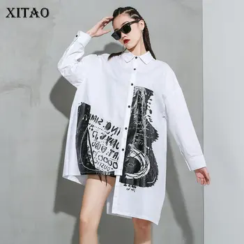XITAO Plus Size Print Pattern Blouse Long Irregular Pleated 2020 Spring Elegant Goddess Fan Single Breast Casual Shirt DMY3499
XITAO Plus Size Print Pattern Blouse Long Irregular Pleated 2020 Spring Elegant Goddess Fan Single Breast Casual Shirt DMY3499