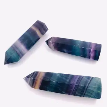 3 pc Natural Crystal Points Feng Shui Gemstone Wands Quartz Crystal Obelisk Rainbow Fluorite Point for Healing
3 pc Natural Crystal Points Feng Shui Gemstone Wands Quartz Crystal Obelisk Rainbow Fluorite Point for Healing