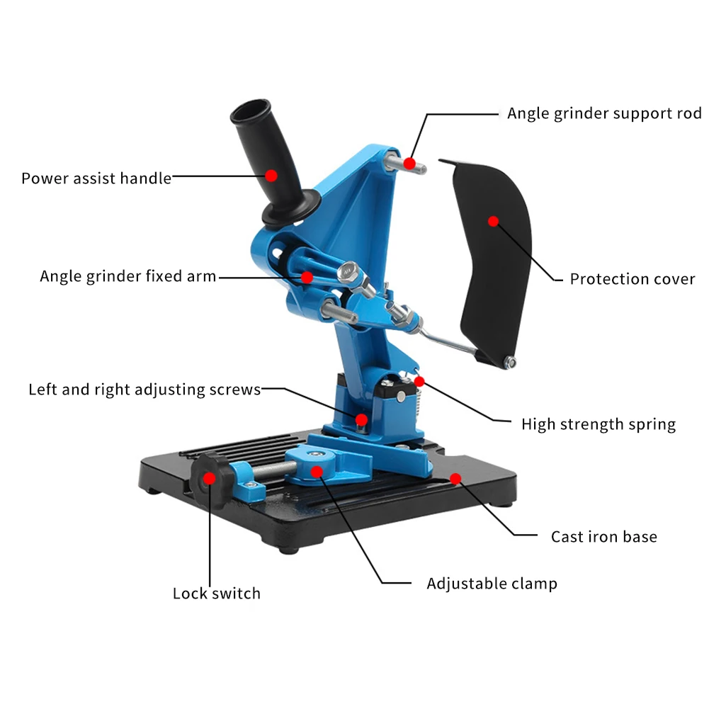 Support Professional Multi Angle Universal Cutting Rack Practical Machine Grinder Bracket Replacement Stand Power Tool Metal
Support Professional Multi Angle Universal Cutting Rack Practical Machine Grinder Bracket Replacement Stand Power Tool Metal