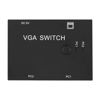 VGA Splitter Computer Accessory 2-In-1-Out 2 Port Switcher HD Display Accessories for Host Switch
VGA Splitter Computer Accessory 2-In-1-Out 2 Port Switcher HD Display Accessories for Host Switch