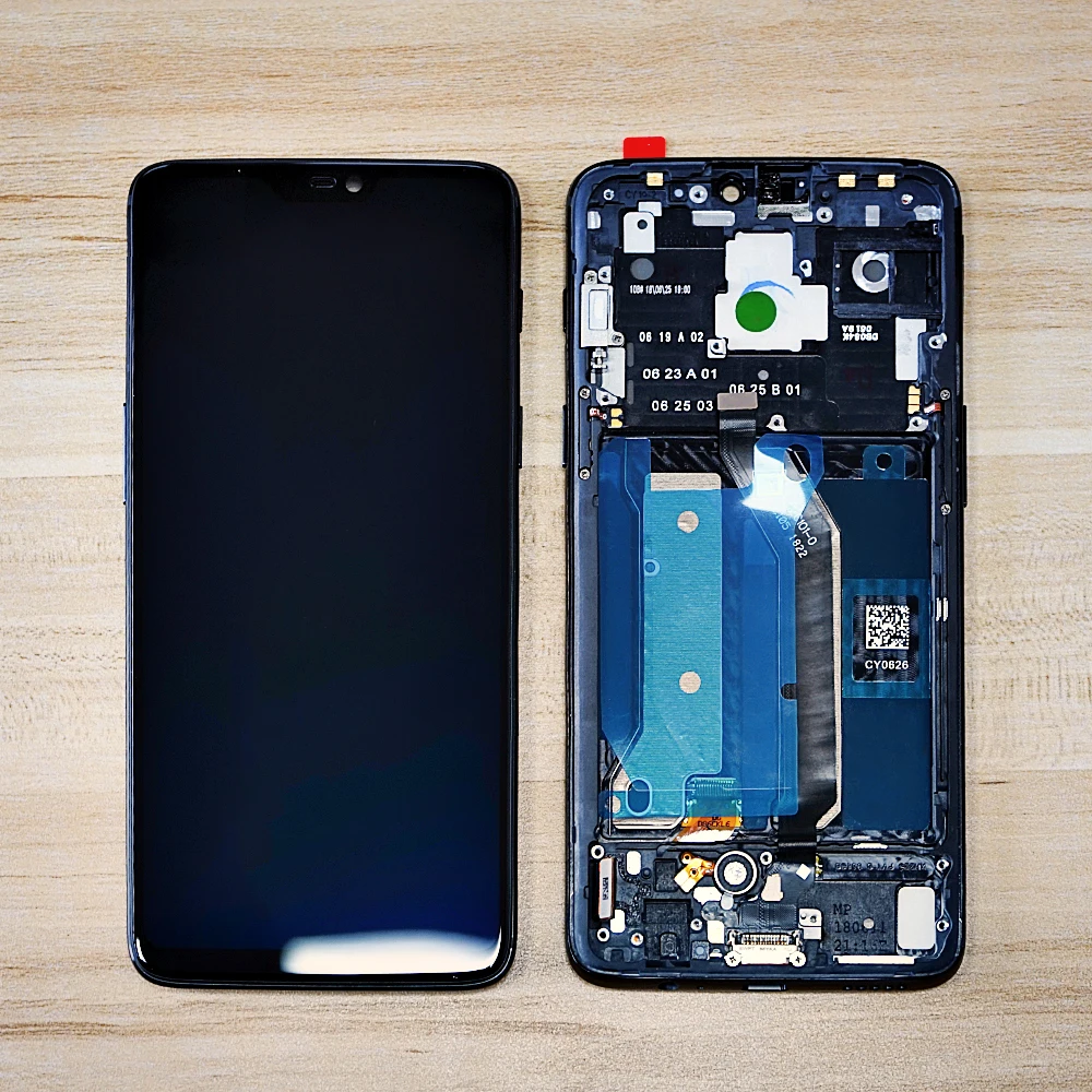 Original 100% AMOLED 6.28" LCD For Oneplus 6 LCD Display Touch Screen Digitizer Assemble For One Plus 6 1+6 LCD Replacement
Original 100% AMOLED 6.28" LCD For Oneplus 6 LCD Display Touch Screen Digitizer Assemble For One Plus 6 1+6 LCD Replacement