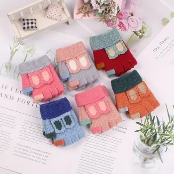 2019 New Cute Winter Gloves Kids Children's Half Finger Cartoon Warm Knit Gloves handschuhe Children's Fingerless Gloves #C10
2019 New Cute Winter Gloves Kids Children's Half Finger Cartoon Warm Knit Gloves handschuhe Children's Fingerless Gloves #C10