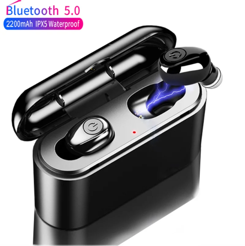 X8 TWS Bluetooth True Wireless Earphones 5D Stereo Earbuds Mini TWS Waterproof Headfrees 2200mAh Power Bank For Smart phones
X8 TWS Bluetooth True Wireless Earphones 5D Stereo Earbuds Mini TWS Waterproof Headfrees 2200mAh Power Bank For Smart phones